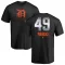 Black Men's Alex Faedo Detroit Tigers Midnight Mascot T-Shirt -